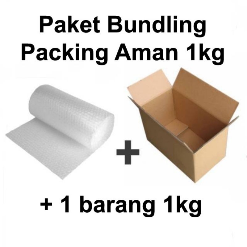 

paket bundling kemasan aman bubble dus bubble 1kg