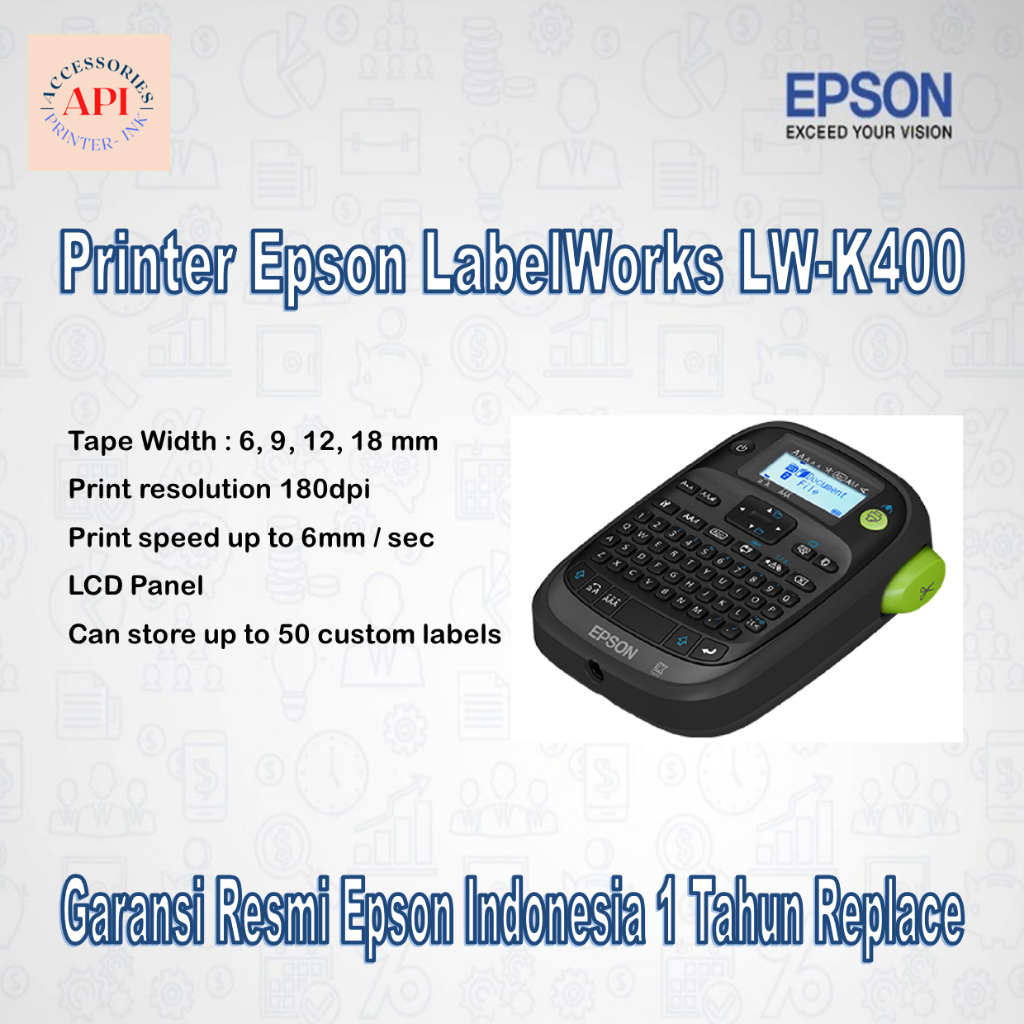 

Printer Epson LabelWorks LW-K400 LW K400 LWK400 - Garansi Resmi