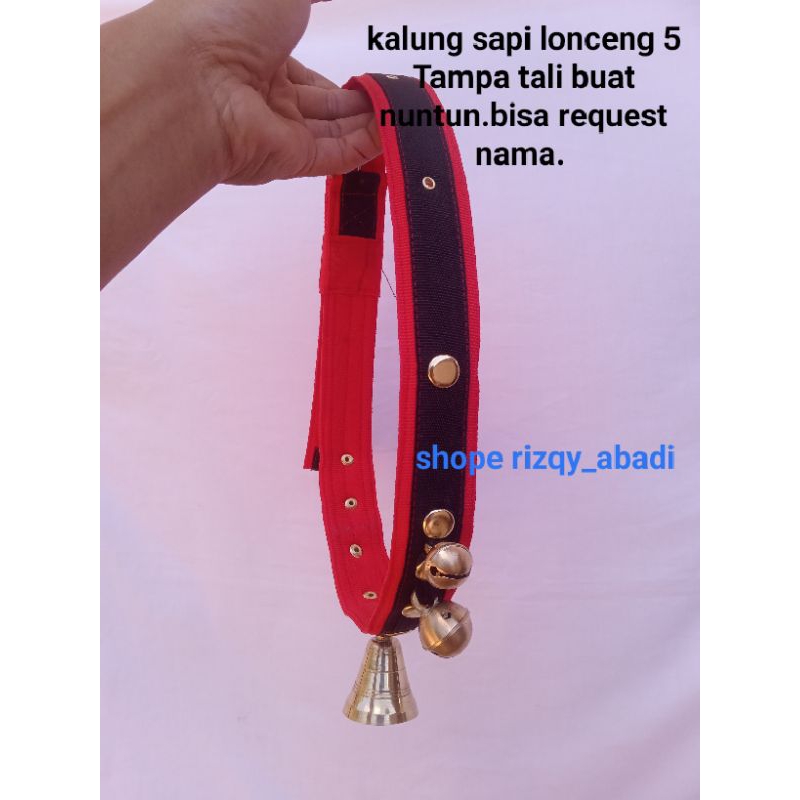 kalung sapi lonceng 5 Tampa tali tuntun bunyi lonceng nyaring