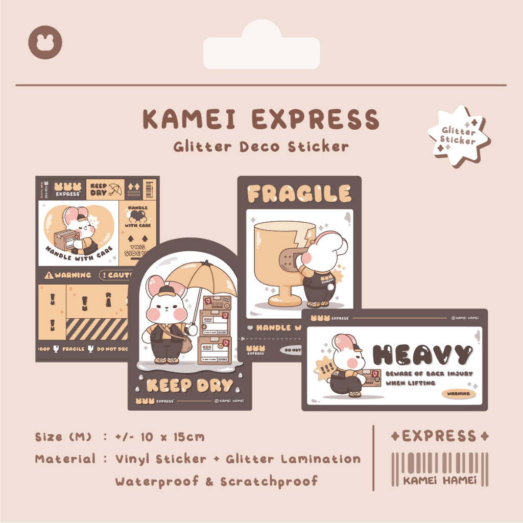 

Kamei Hamei Express Glitter Deco Sticker