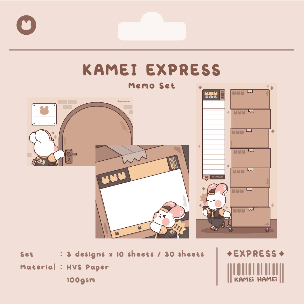 

Kamei Hamei Express Memo Set