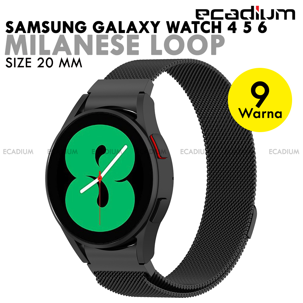 No Gaps Milanese Loop Strap Stainless Steel for Samsung Galaxy Watch 4 5 6 40 mm 44 mm 4 Classic 42 