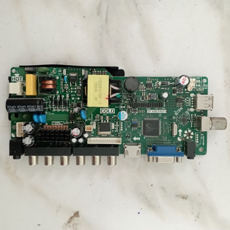 MB MOBO MAINBOARD MODULE MESIN TV AKARI LE 25V89