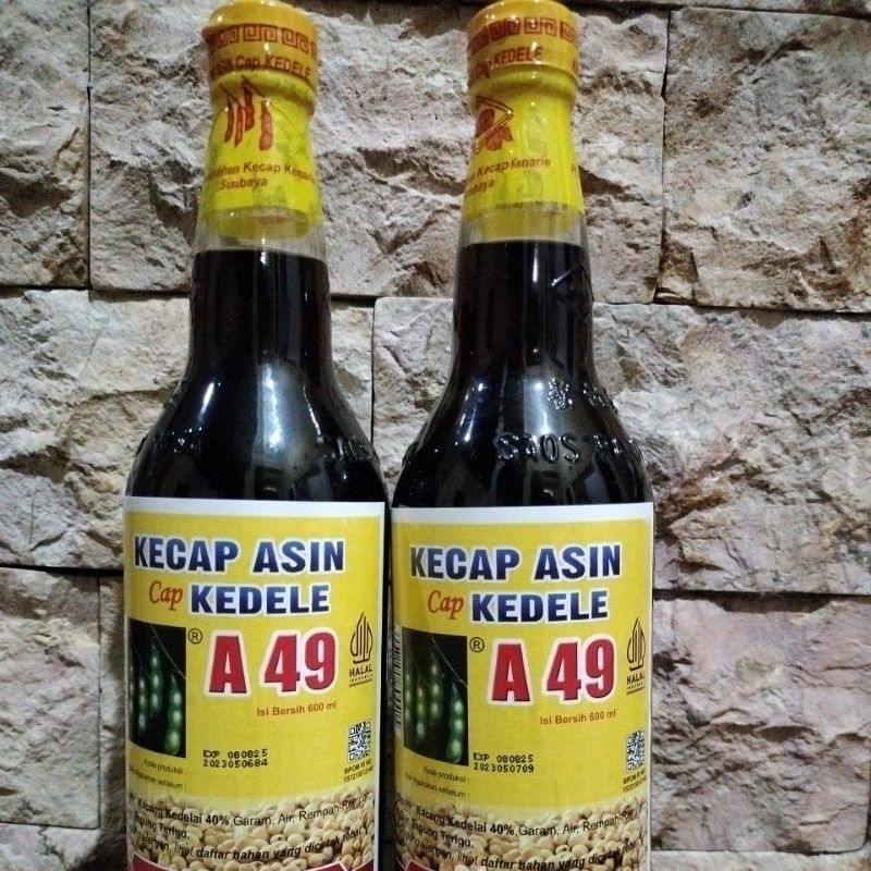 

KECAP ASIN KEDELE CAP A 49 ( HALAL) 600 ml