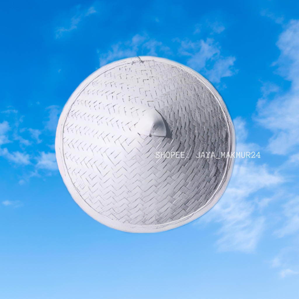 Topi Caping Warna Putih / Caping Ospek Putih