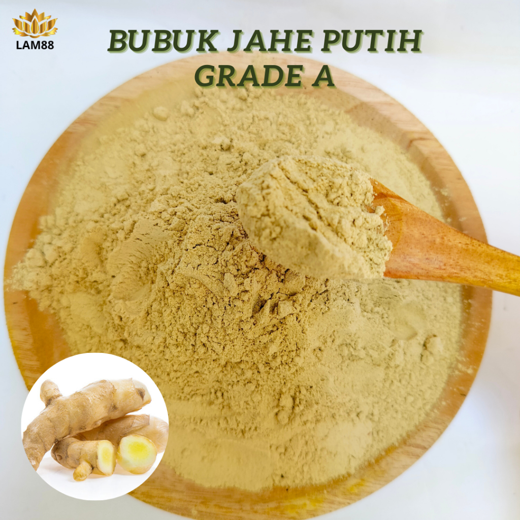 

BUBUK JAHE PUTIH / GINGER POWDER 100% MURNI