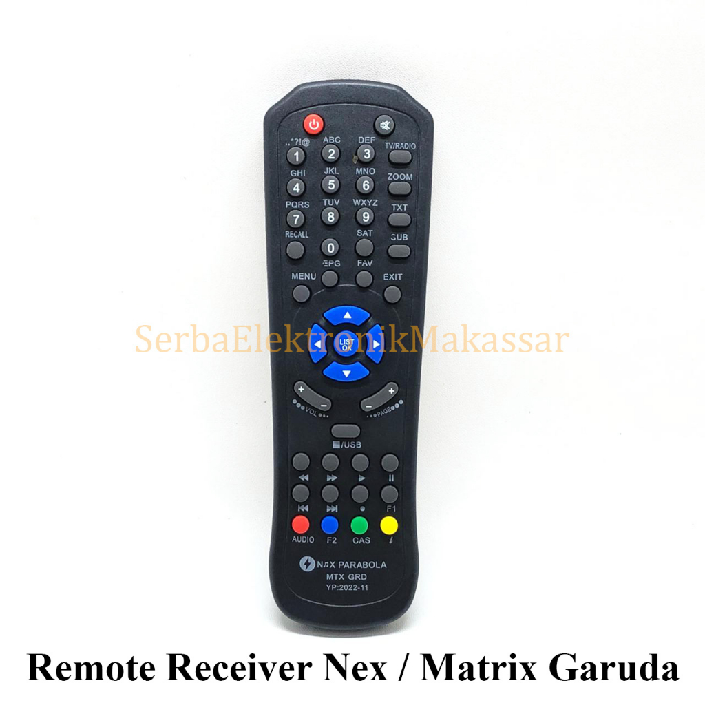 Remote Receiver Nex Parabola Matrix Garuda
