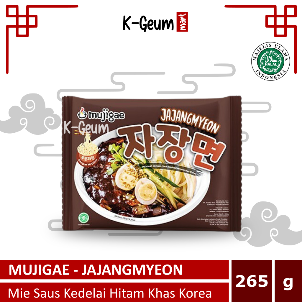 

Mujigae Jajangmyeon Mie Saus Kedelai Hitam Khas Korea 265gr