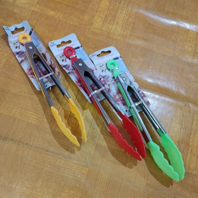 EJ capitan makanan stainless plastik capit gorengan
