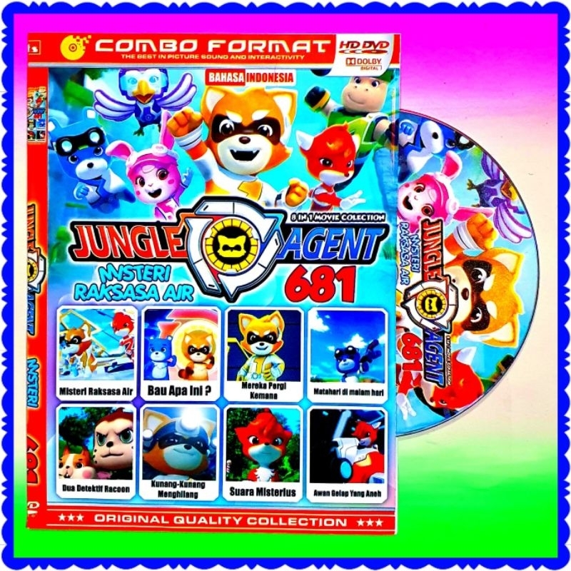 KASET FILM ANAK ANAK KARTUN JUNGLE AGENT BAHASA INDONESIA