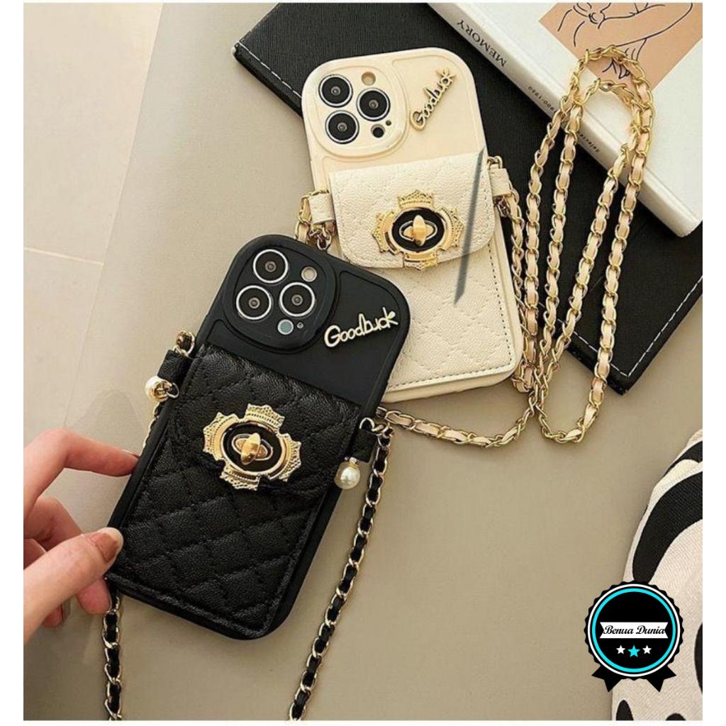 GC31 SOFTCASE SILIKON TALI DOMPET CASING RANTAI FOR VIVO Y02 Y12 Y15 Y17 Y15S Y01 Y15A Y16 Y02S Y20 