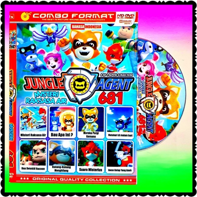 KASET FILM ANAK ANAK KARTUN JUNGLE AGENT BAHASA INDONESIA-FILM ANAK ANAK KARTUN TERBARU