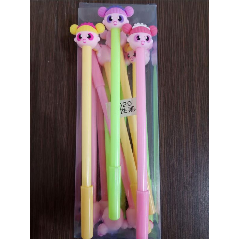 

Pen gel kepala karet bentuk cewe lol