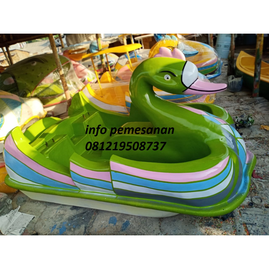 Menjual Sepeda air fiberglass sepeda air permainan wahana air wisatawan karakter terbaru