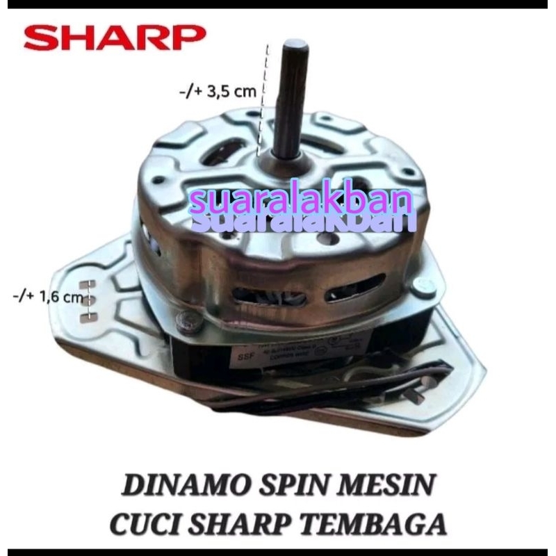 DINAMO PENGERING MESIN CUCI SHARP / MOTOR SPIN MESIN CUCI SHARP