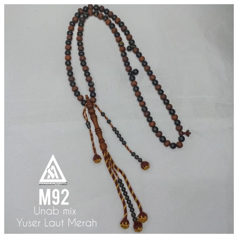 Tasbih Antik Unab Maroko mix Yuser Laut Merah