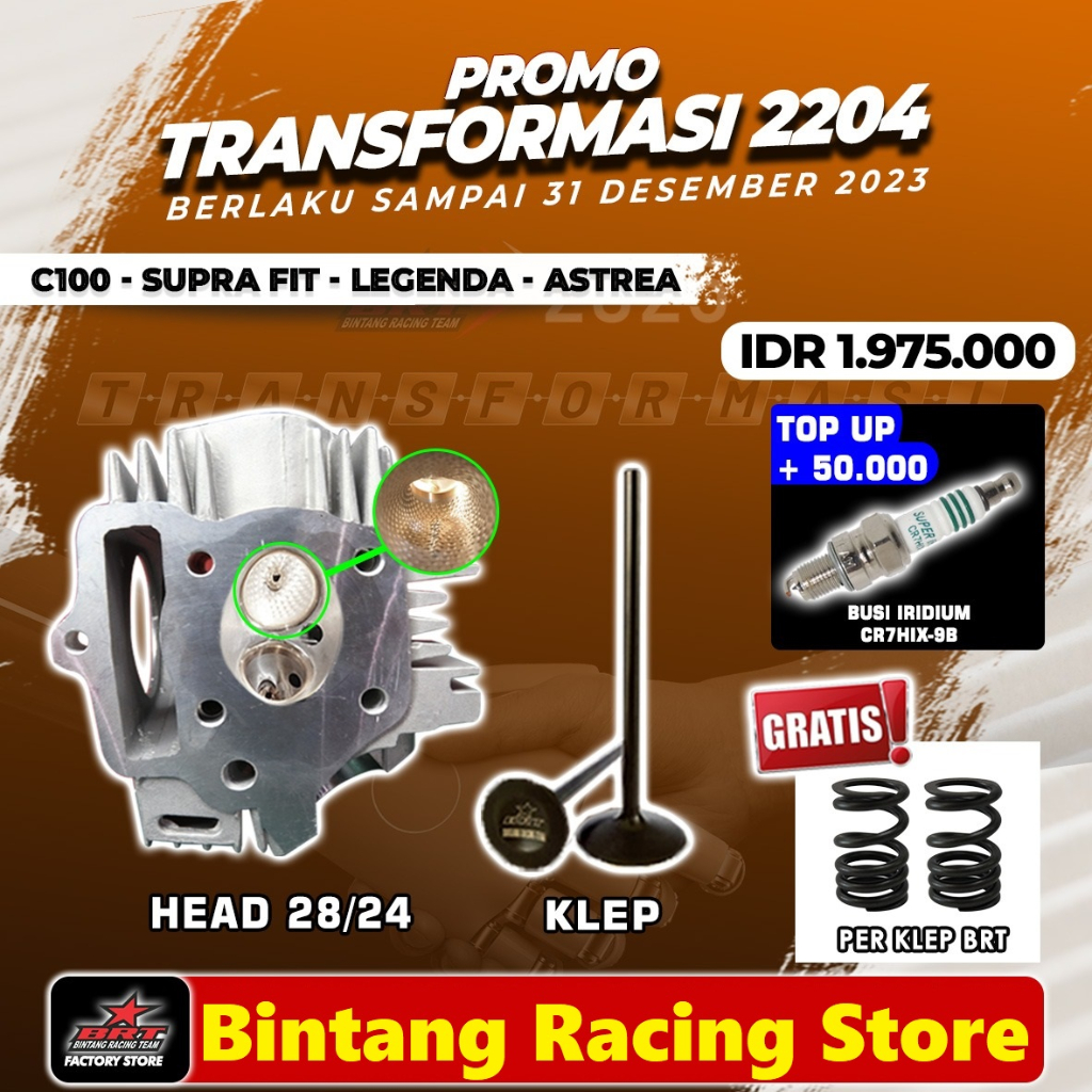 Super Head 28/24 BRT Honda  C100 - Supra Fit - Legenda - Astrea