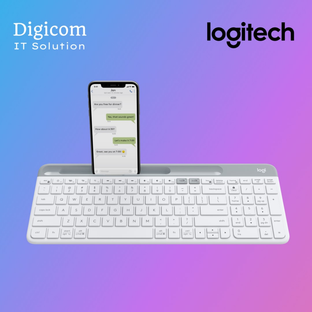 KEYBOARD LOGITECH K580 WHITE