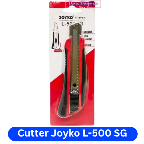 

Cutter Besar Joyko L-500 SG Soft Grip Dengan Pengunci Otomatis