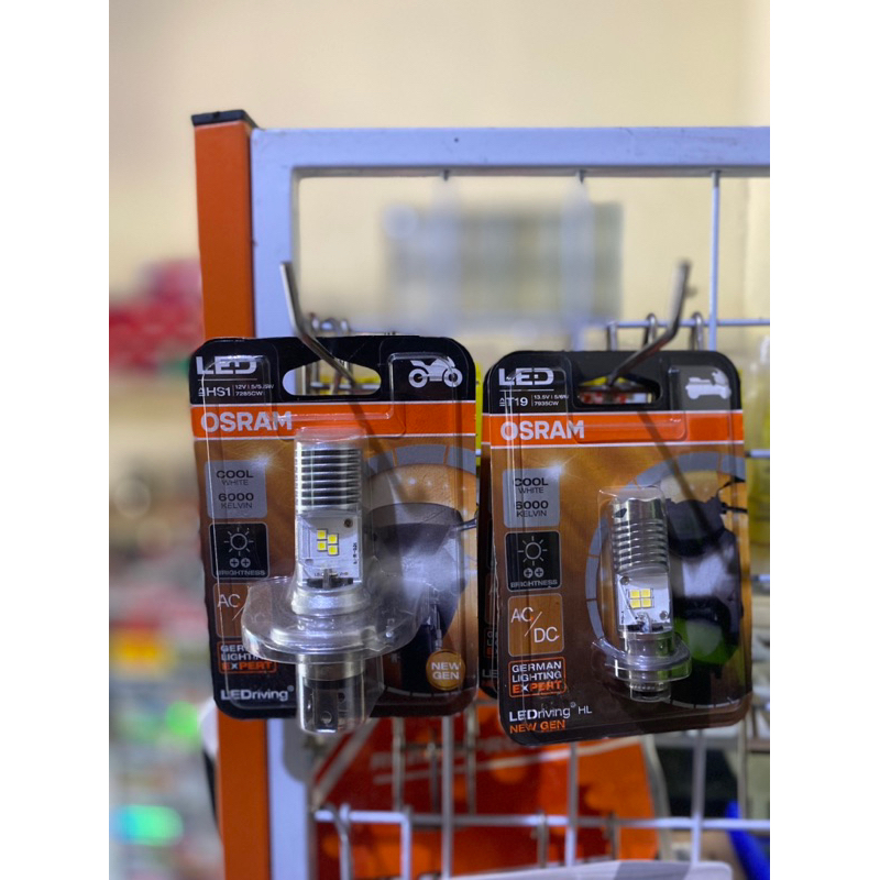lampu bohlam depan LED osram luminos philips H4 dan H6