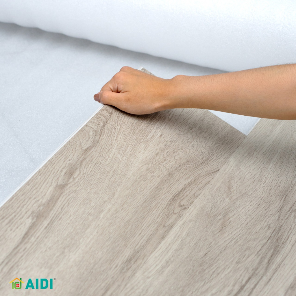 AIDI SPC 6mm + IXPE AIDI SPC 01 AIDI SPC 001 AIDI SPC 6001 SPC KLIK SPC CLICK AIDI VINYL FLOOR VYNIL