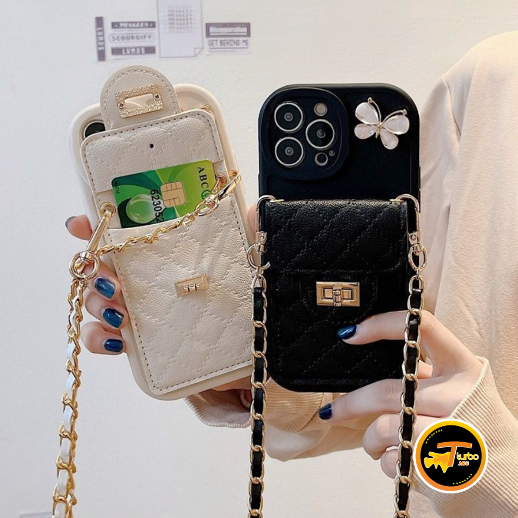 GC30 SOFTCASE SILIKON TALI DOMPET CASING RANTAI 1M FOR SAMSUNG J2 J4+ J4 J5 J6+ J6 J7 PRIME PRO A02 