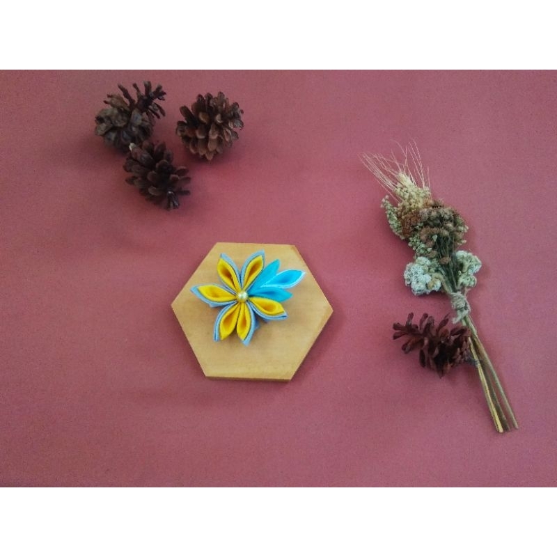 B005 Brooch Kain / Brooch Pita / Brooch Hijab / Bross / Kanzhashi / Handmade