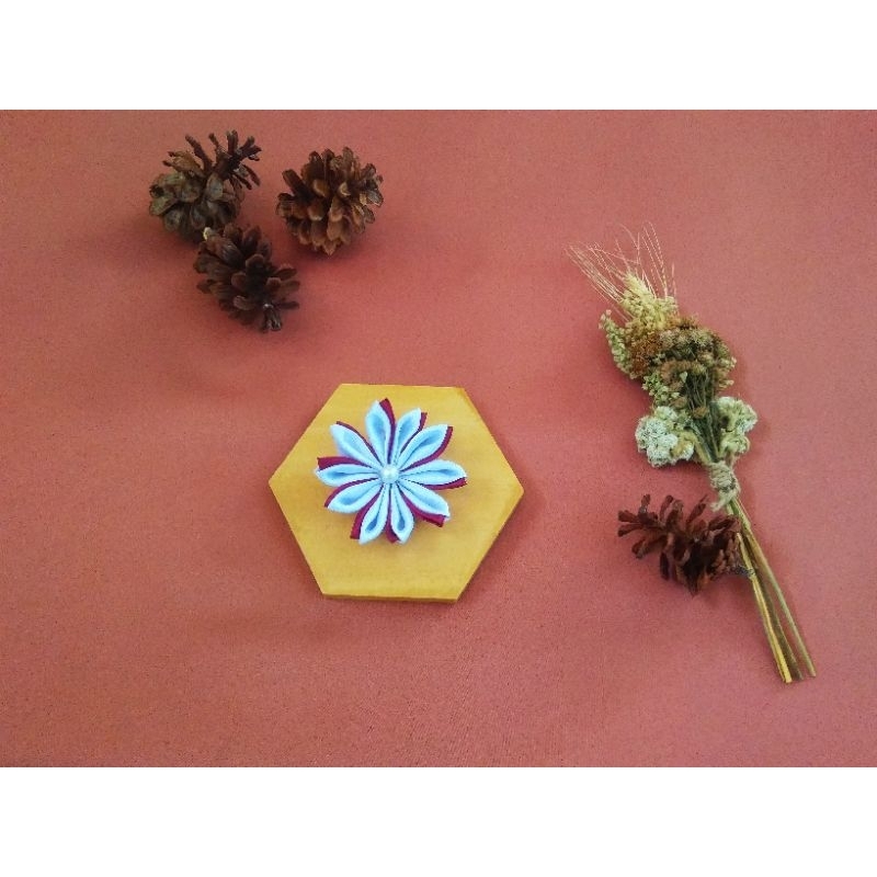 B006 Brooch Kain / Brooch Pita / Brooch Hijab / Bross / Kanzhashi / Handmade