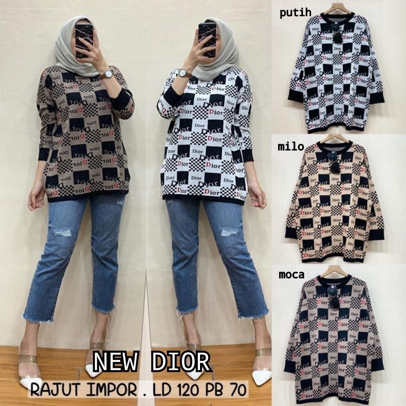 NEW DIOR RAJUT IMPORT BY BUTIK ALVARO