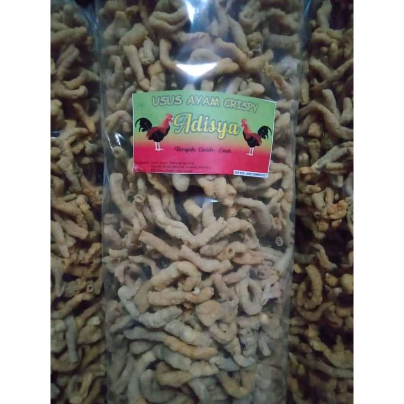 

usus crispy/usus ayam/kripik usus/renyah&gurih/murah/1kg/1000g