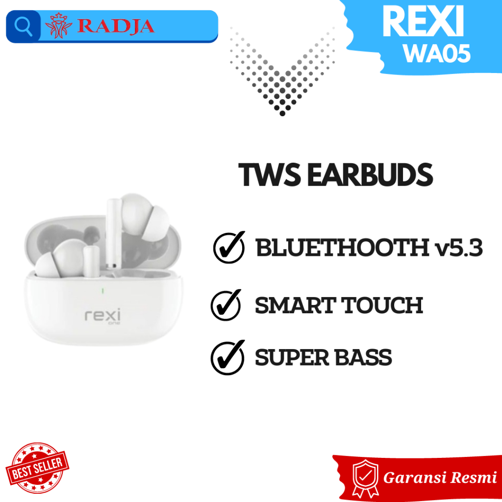 Rexi Pods WA05 Headset Bluetooth Dual Mode Edition TWS Earbuds