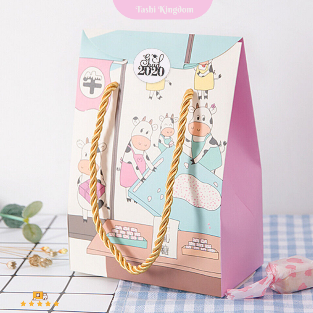 

Kotak kado Permen motif sapi box aksesoris kotak souvenir ulang tahun kotak packing kado anak