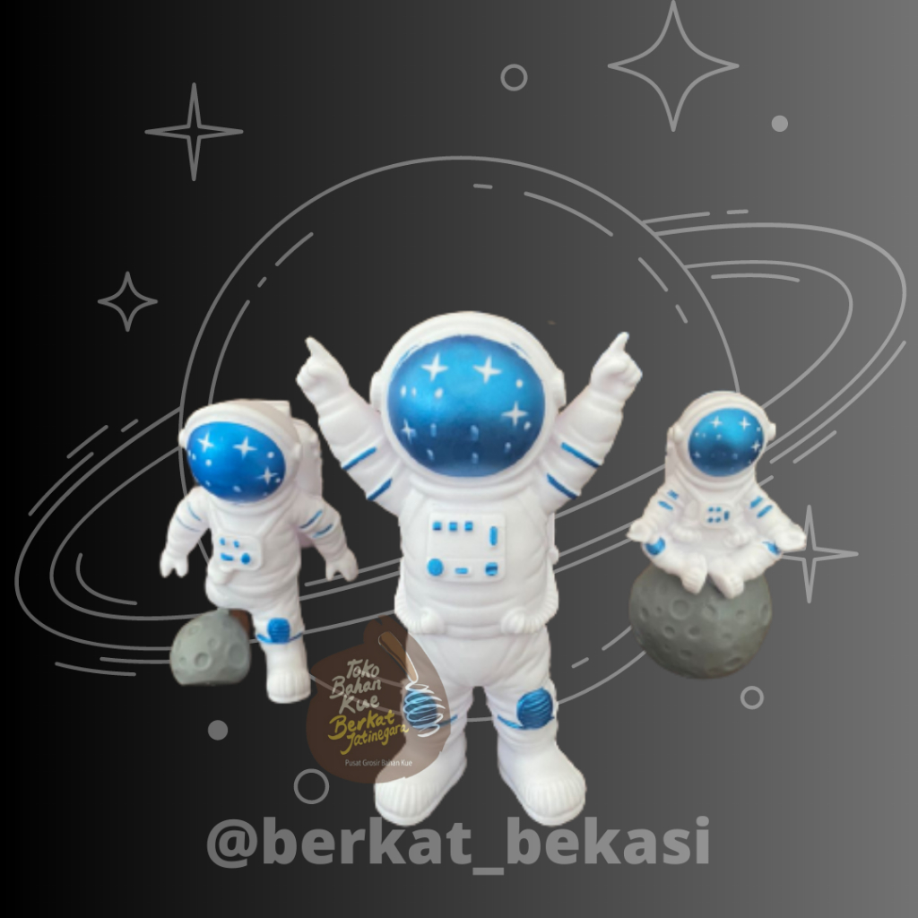 TOPPER CAKE ASTRONOT  SET ISI 3 / TOPPER CAKE ASTRONOT  ISI 3