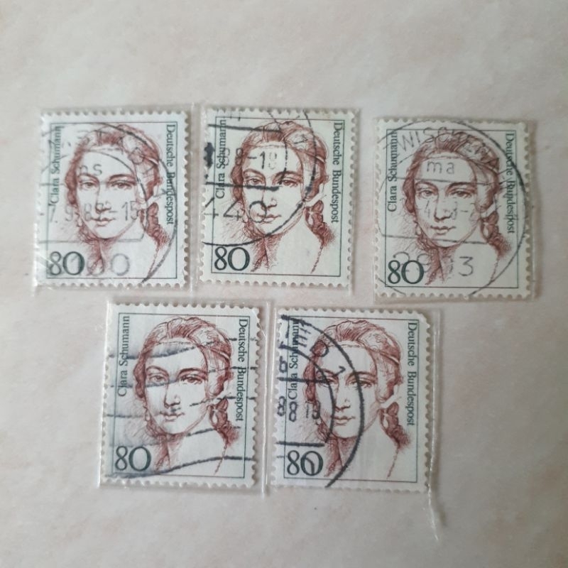

Perangko Jerman Women in German History Clara Schumann