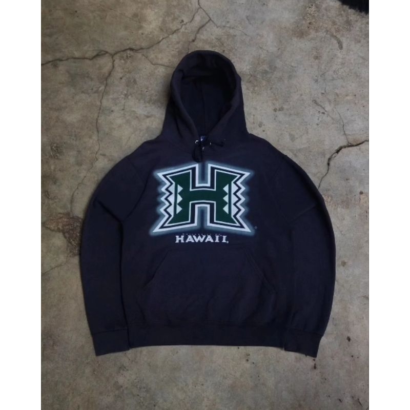 Jerzess Nublend Hawaii Vintage Hoodie Black