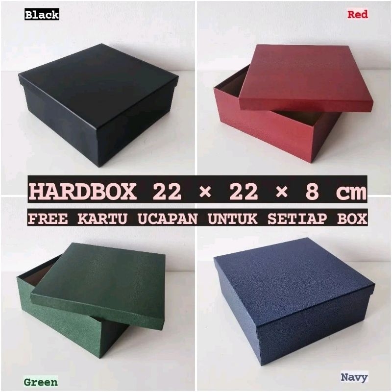 

HARDBOX 22x22x8 / KOTAK KADO / BOX HAMPERS SOUVENIR