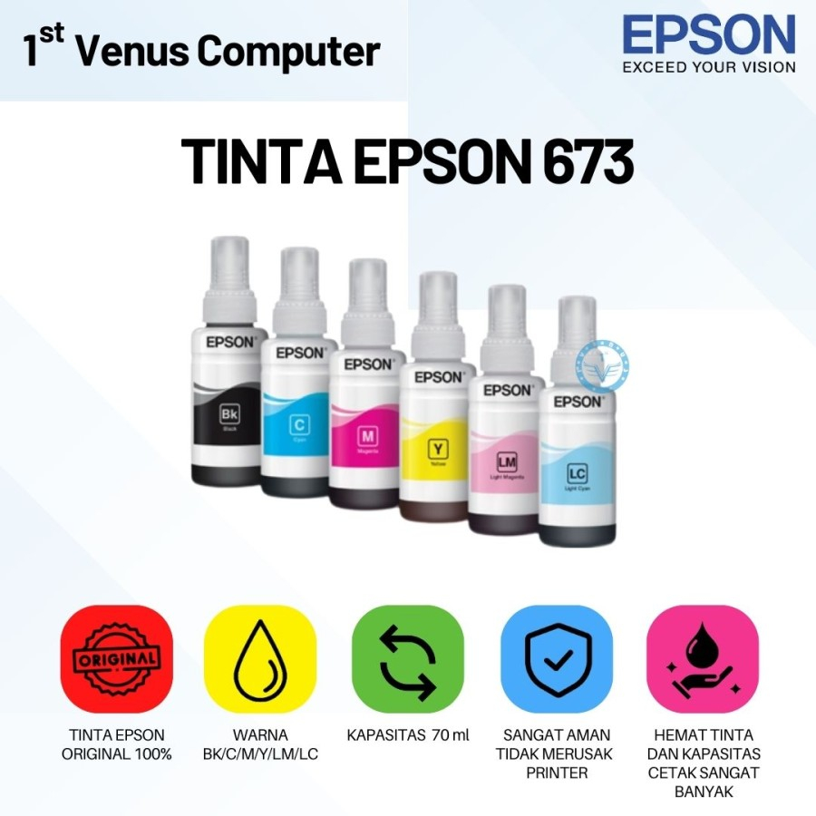 TINTA EPSON 673 ORIGINAL / TINTA 673