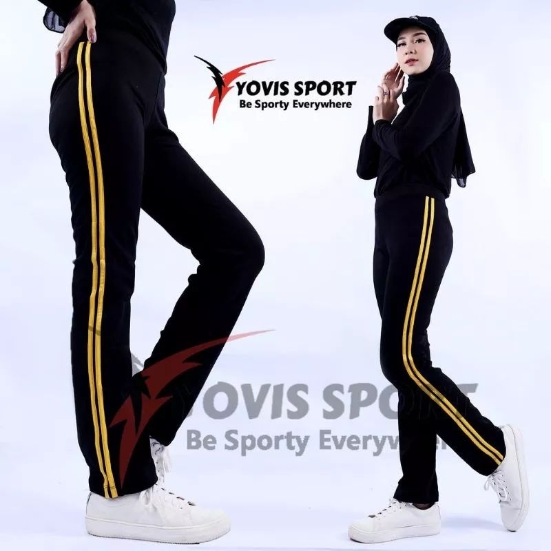 Celana Senam Wanita Yovis Sport Original