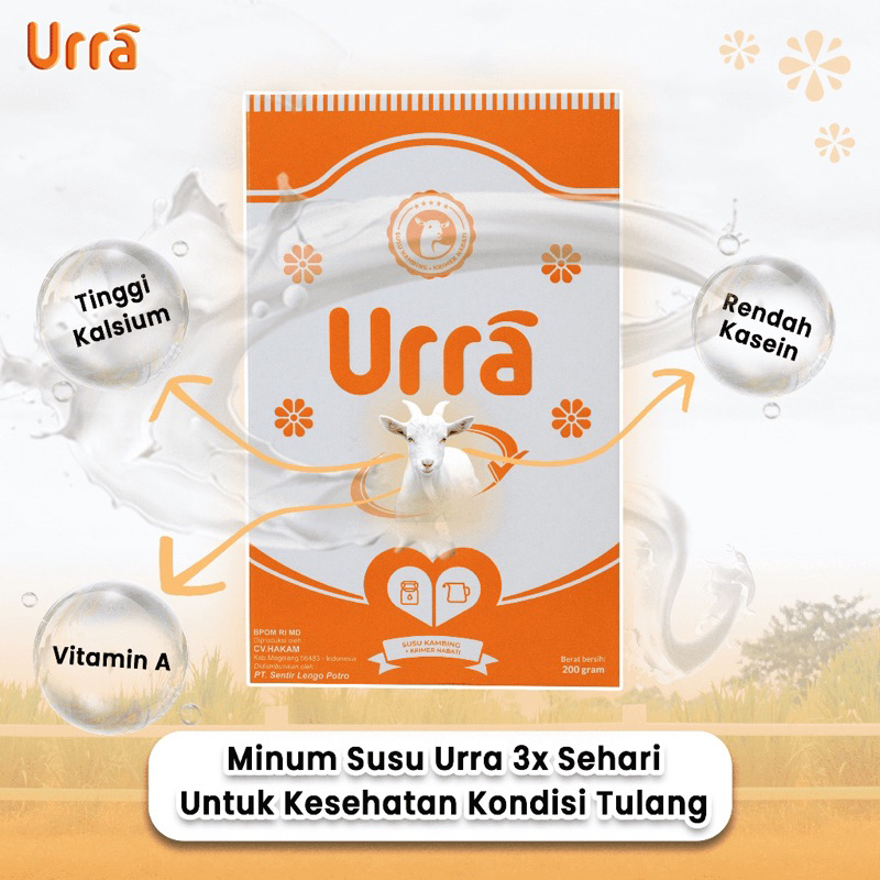 

Susu Urra Penambah Berat Badan Anak | Susu Kambing Saneen Premium Murni, tidak bau prengus, dan dapat diminum oleh Anak-anak maupun Dewasa | Susu Tinggi Kalsium bubuk 200 Gr, susu bubuk yang bagus untuk Tulang dan menyehatkan | Minuman Berprotein