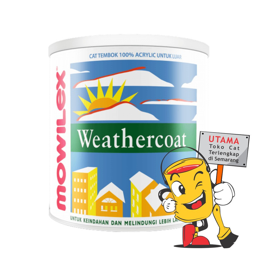 Mowilex Weathercoat Cat Tembok Exterior 2.5 Lt Mixing