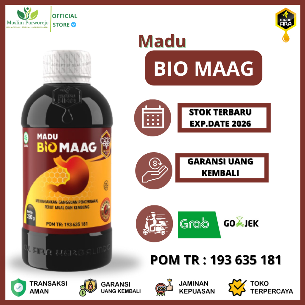 Bio Maag Madu Mengatasi Asam Lambung Gerd| Madu Biomaag|Biomag