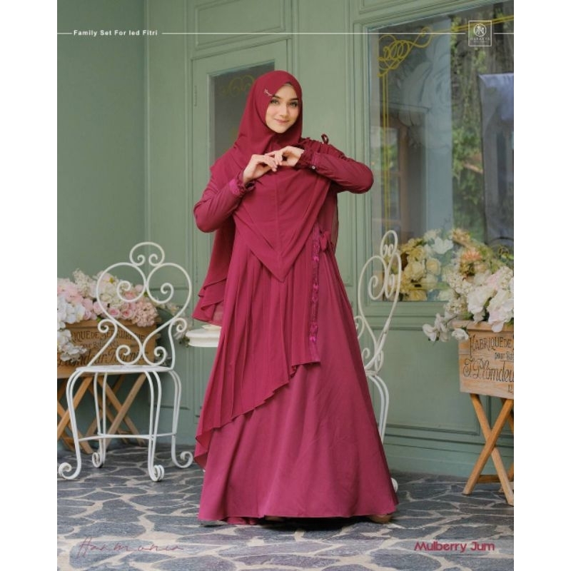 HARMONIA BY NARARYA//sarimbit keluarga//gamis brand ori