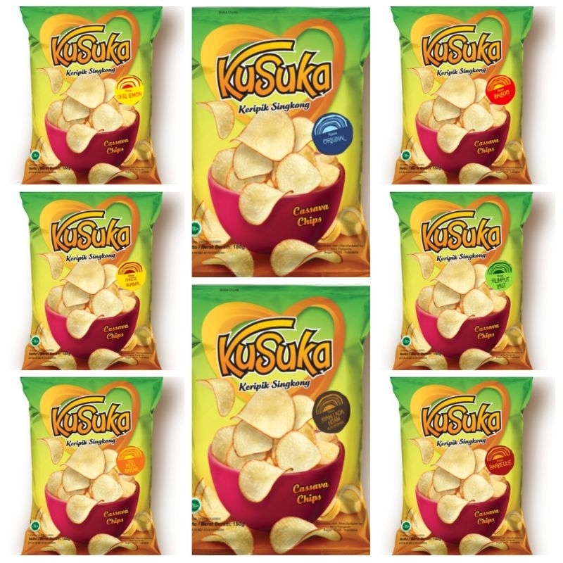 

KUSUKA Keripik Singkong 60gr - KUSUKA Cassava Chips 60g