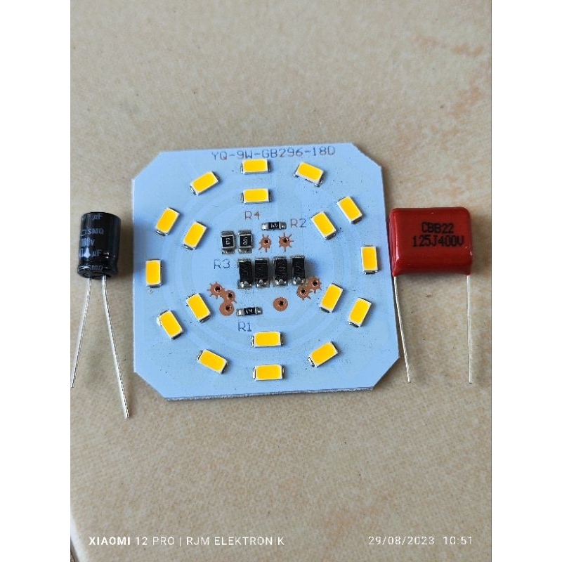 pcb lampu led 9 watt