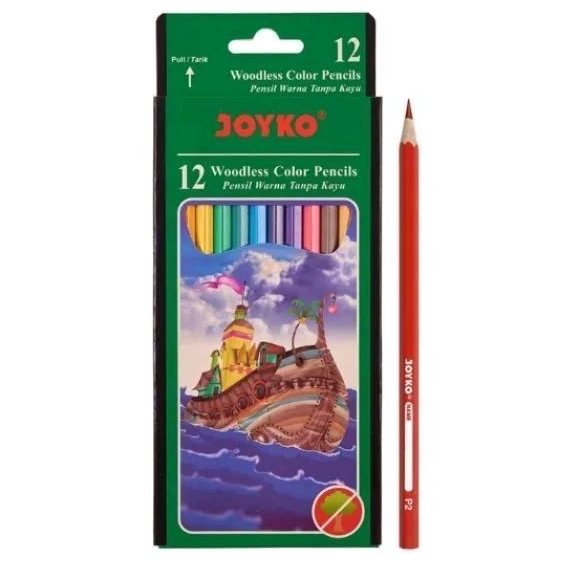 

Joyko Pinsil Warna Panjang isi 12