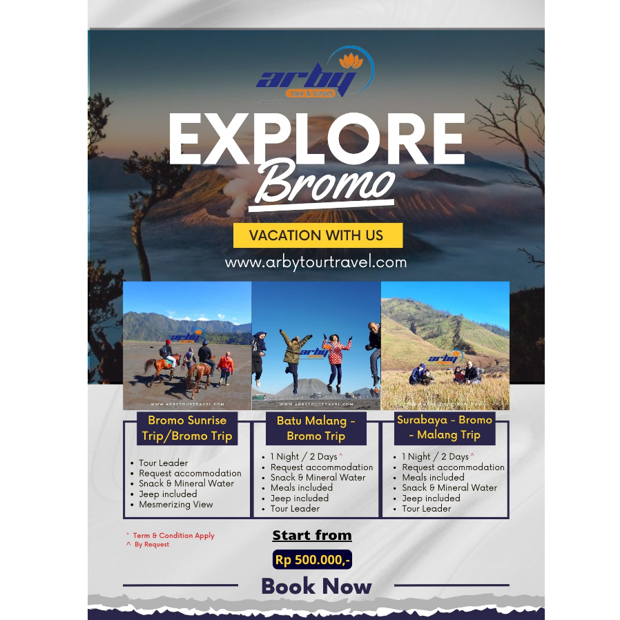 PILIHAN PAKET WISATA GUNUNG BROMO