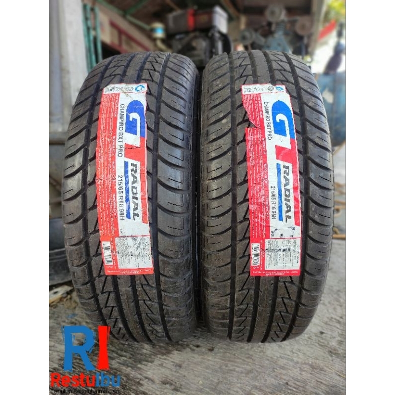 1 Pasang Ban Tubeles GT Radial Champiro BXT Pro 215/65 R16