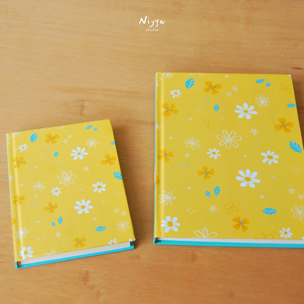 

Daisy (Yellow) Notebook | Notebook A5 dan A6 | Nature Artwork | Buku Catatan Dotted