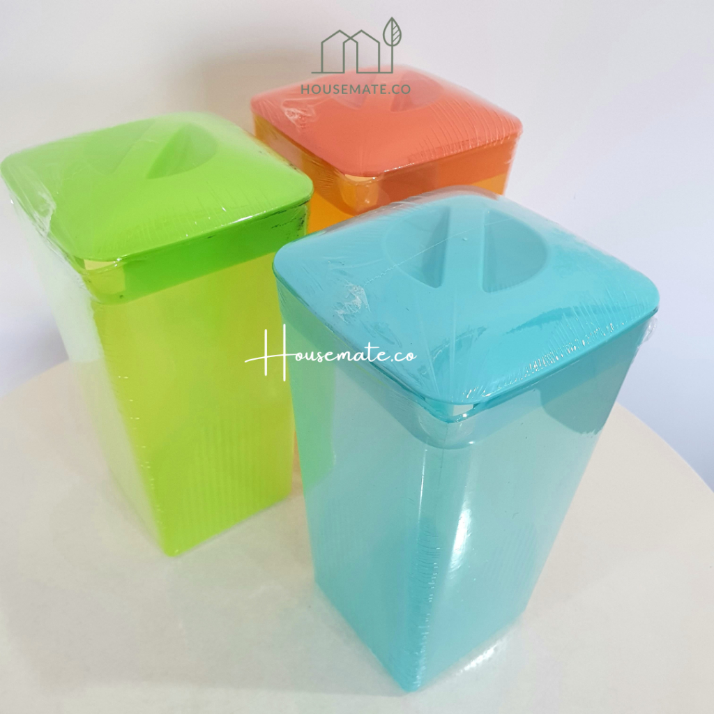 Eskan Segi Mini Apricot Lemony 1,2 Liter / Teko Plastik Segi 1200 ML