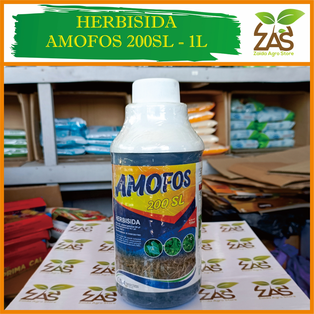 AMOFOS 200 SL - 1 LITER - HERBISIDA - RACUN RUMPUT LULANGAN
